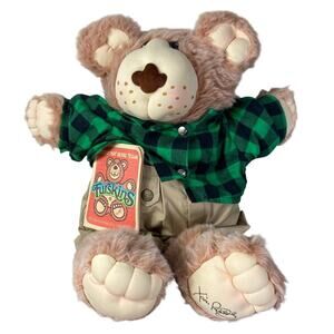 Vintage 1985 Furskins Plush Bear by Xavier Roberts Original Appalachian Artworks